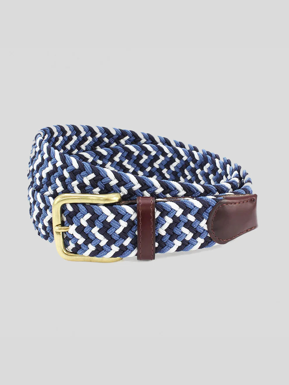 35mm Elastic Navy/Blue/White Belt
