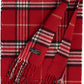 Cashmink Plaid Check Scarf - Red