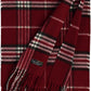 Cashmink Plaid Check Scarf - Burgundy