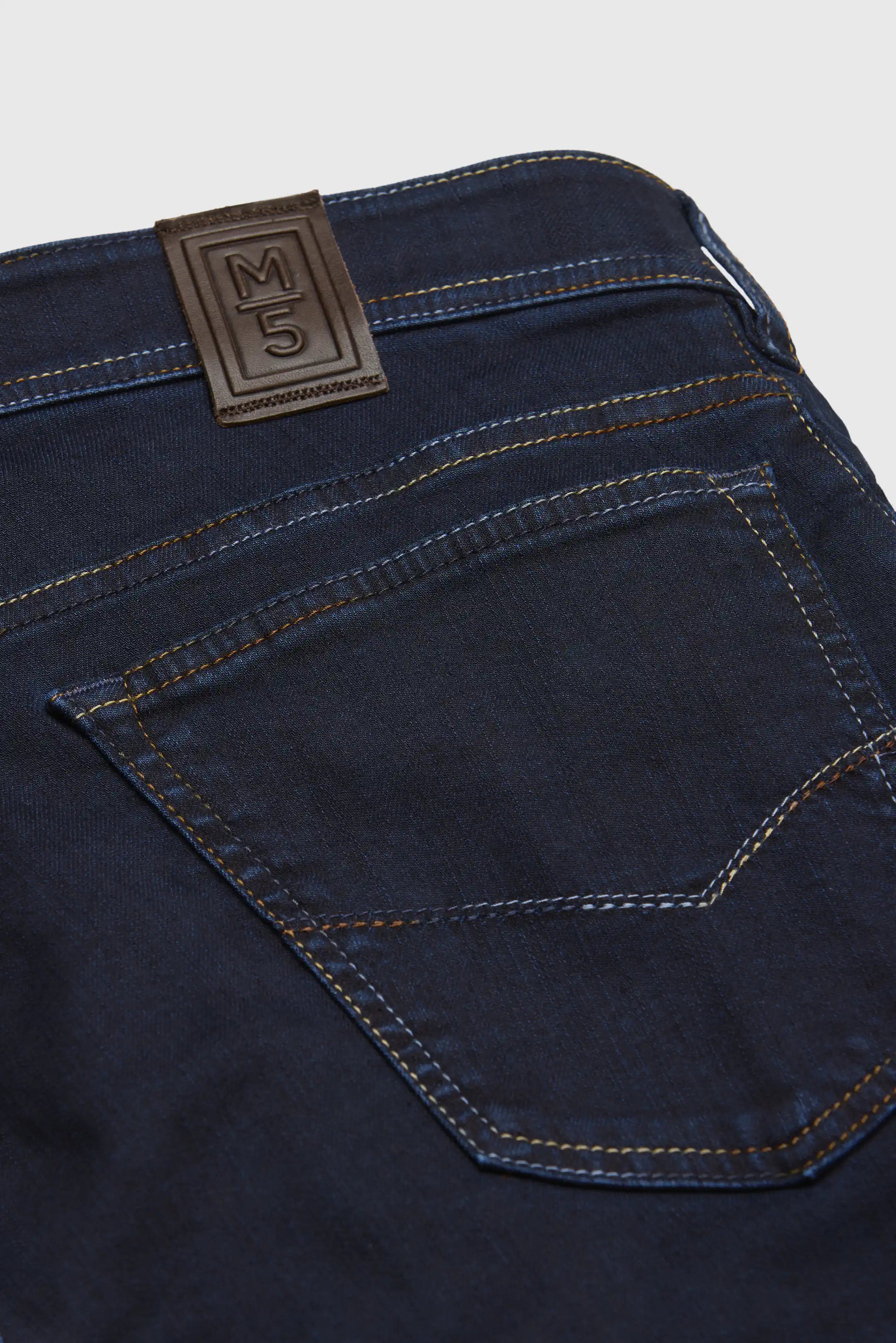 M5 Clean Dark Denim - Rainbow Stitch