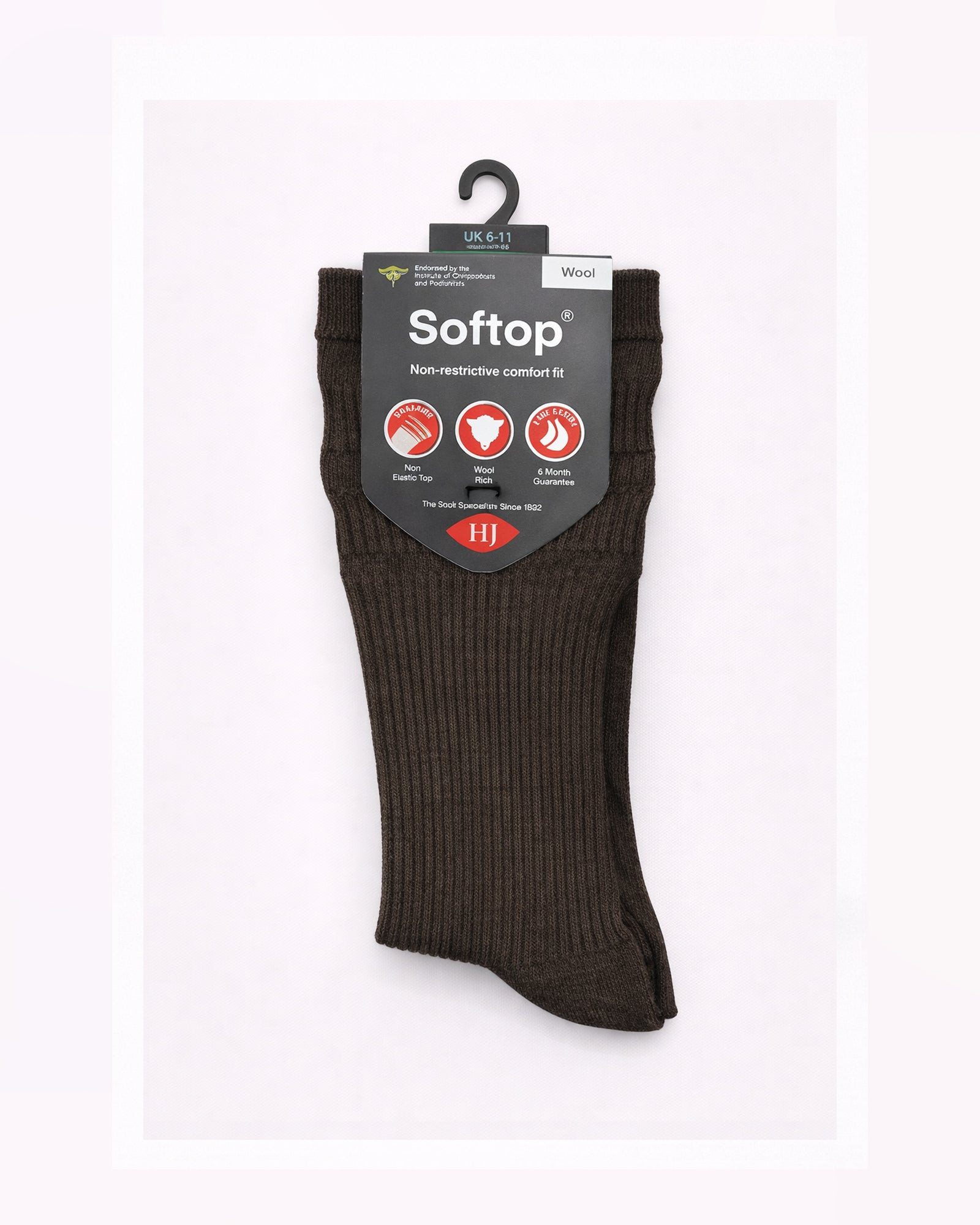 Wool Softop® - HJ90 Men's Original Wool Rich Softop - Dark Brown