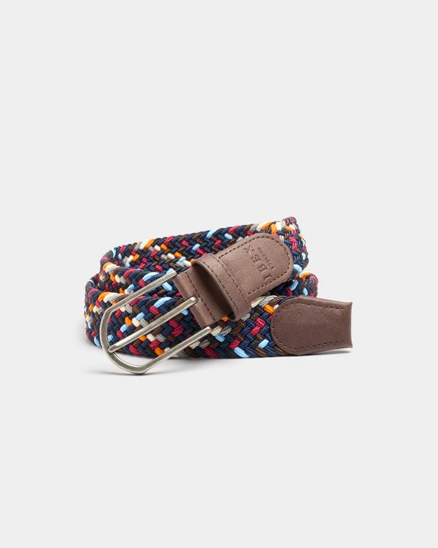 Stretch Woven Belt - Navy | Blue | Orange 9483