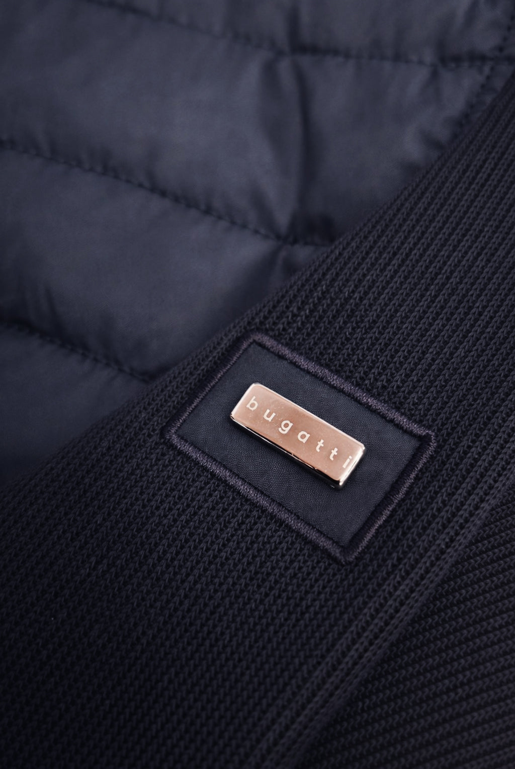 Bugatti Hybrid Sweat Jacket - Navy