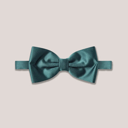 Satin Clip-On Bow Tie - Airforce