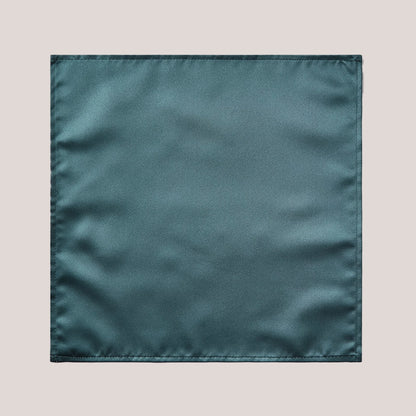 Plain Satin Hankie - Airforce