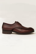 Antonio Grain Leather Shoes - Wine