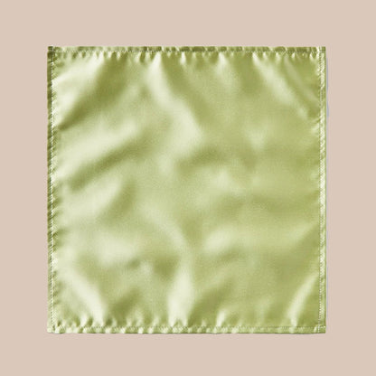 Plain Satin Hankie - Avacado