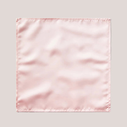 Plain Satin Hankie - Baby Pink