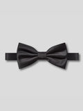 Satin Clip-On Bow Tie - Black