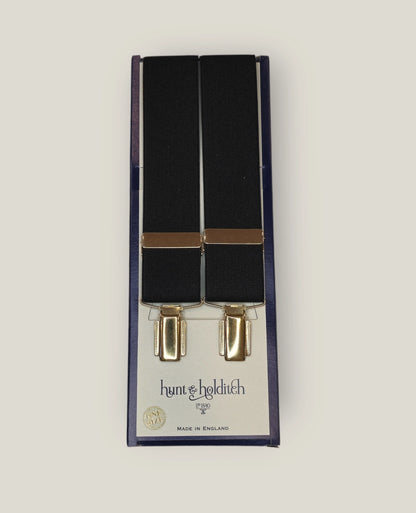 Adjustable Clip Bracers - Black Gold