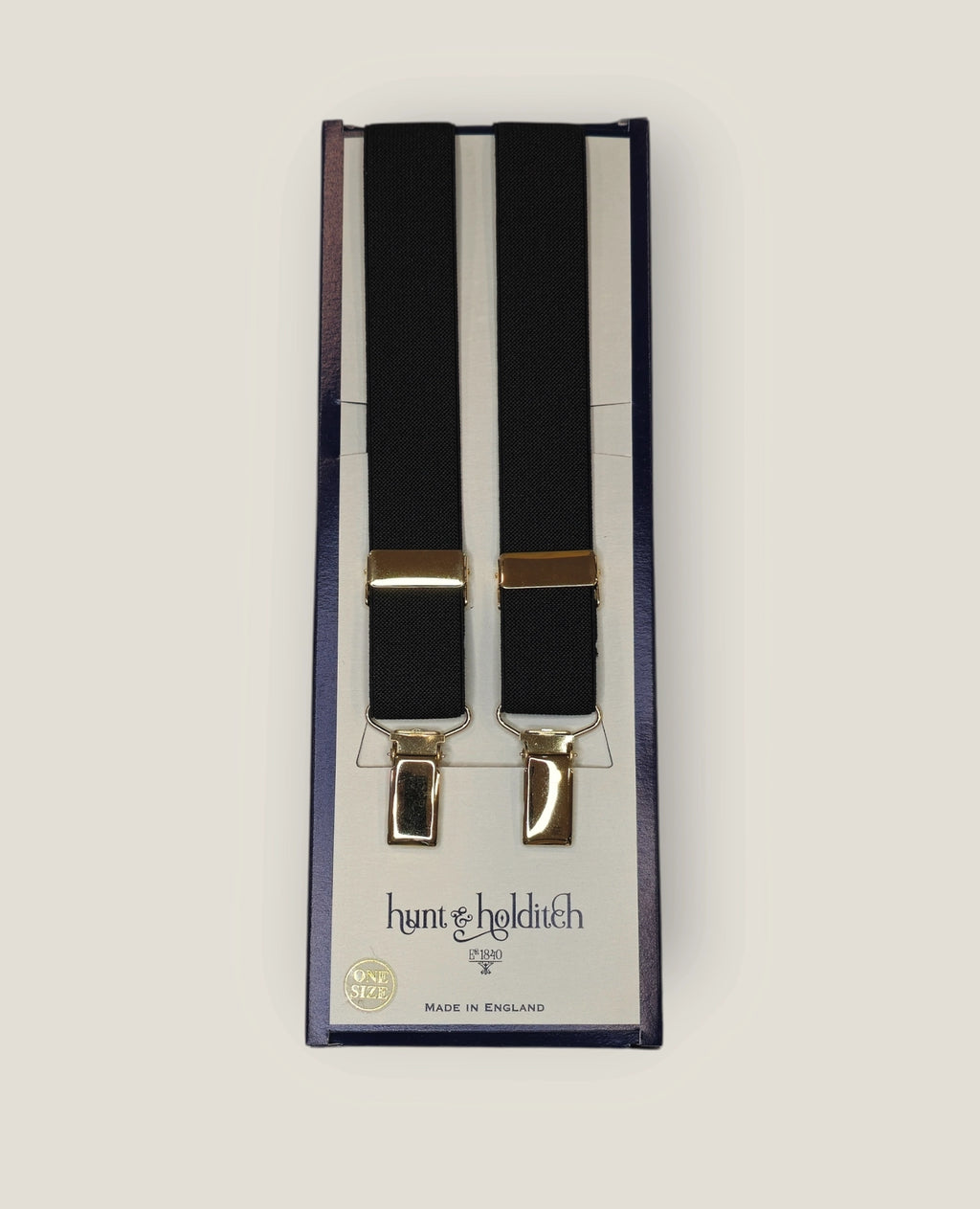 Adjustable Clip Slim Bracers - Black Gold