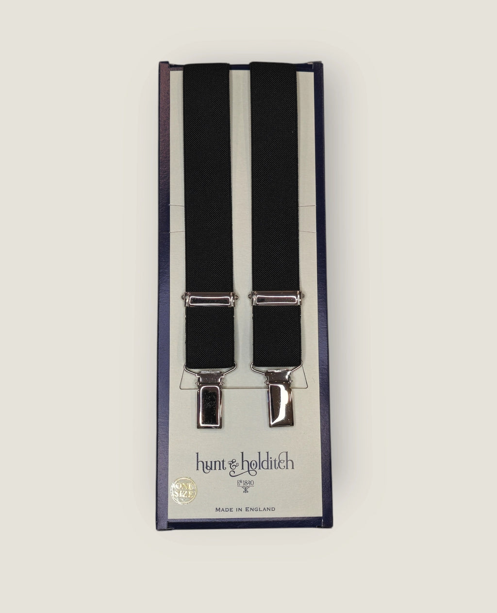 Adjustable Clip Slim Bracers - Black Silver