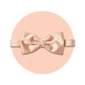 Satin Clip-On Bow Tie - Blush