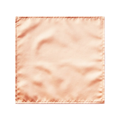 Plain Satin Hankie - Blush