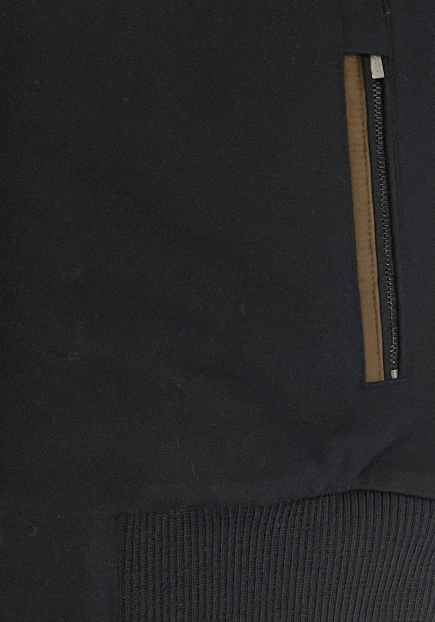 Bugatti Navy Hybrid Wool Bomber Jacket