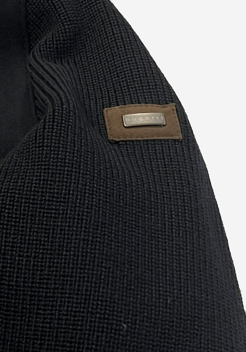 Bugatti Navy Hybrid Wool Bomber Jacket