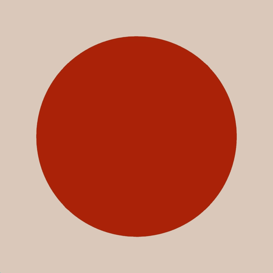 Plain Satin Hankie - Burnt Orange