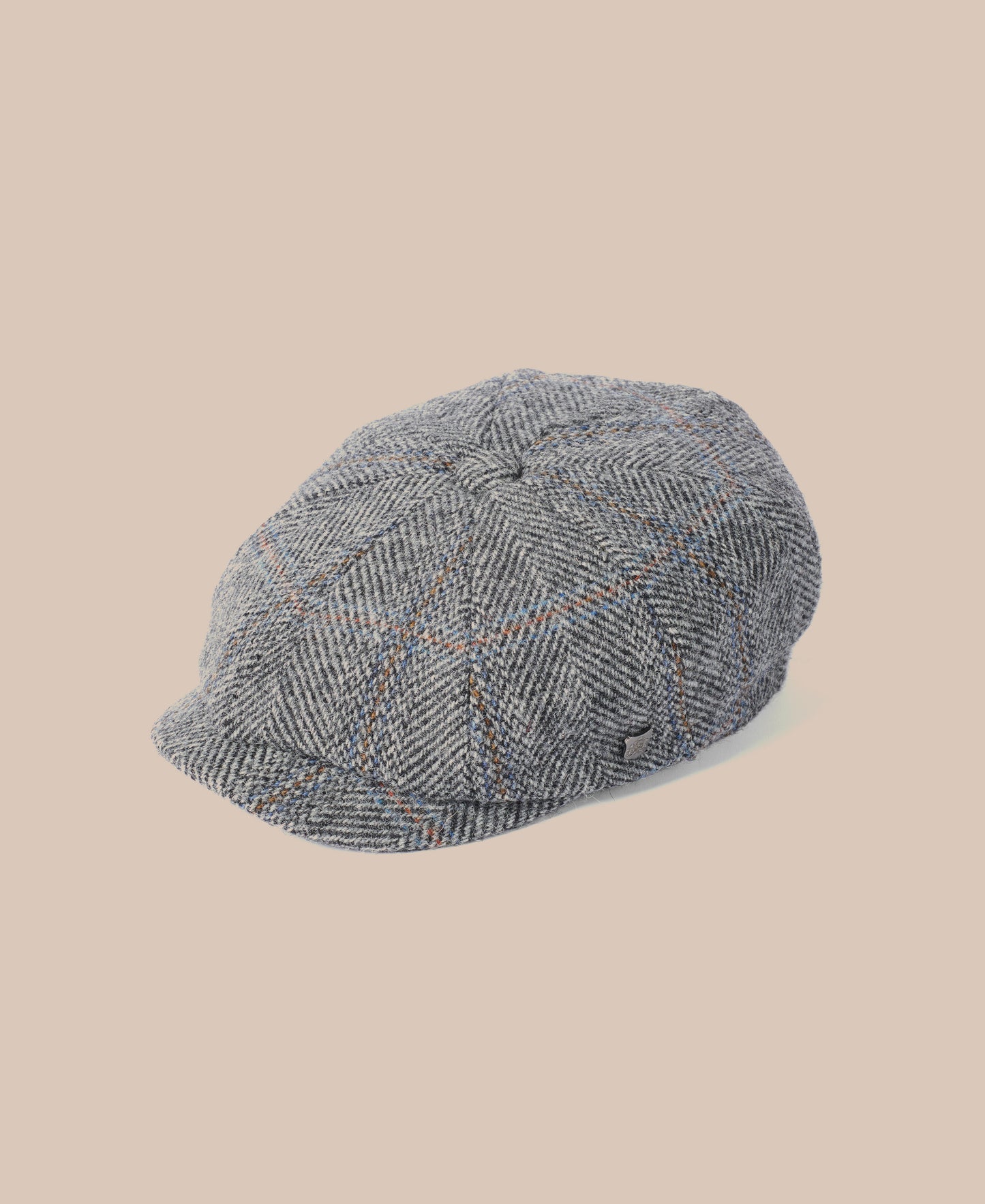 Harris Tweed Baker Boy Cap - Carloway Grey 2022