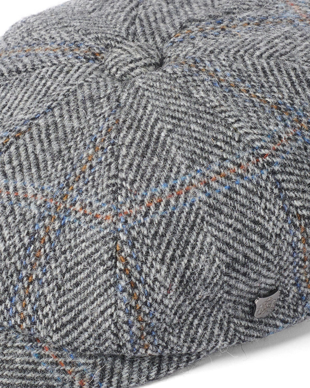 Harris Tweed Baker Boy Cap - Carloway Grey 2022