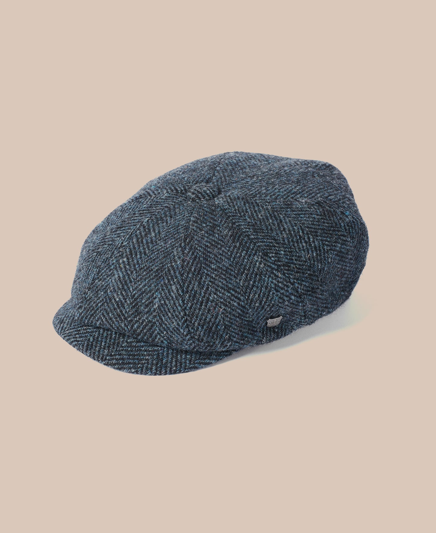 Harris Tweed Baker Boy Cap - Carloway Blue 4750