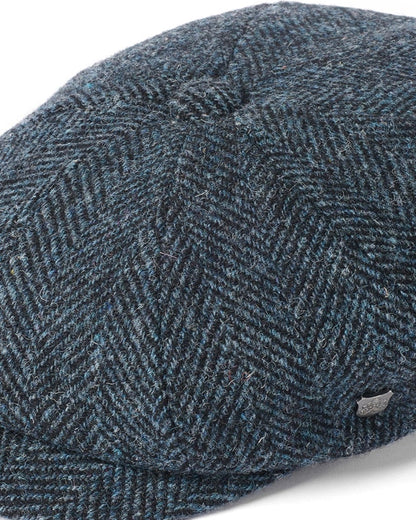 Harris Tweed Baker Boy Cap - Carloway Blue 4750