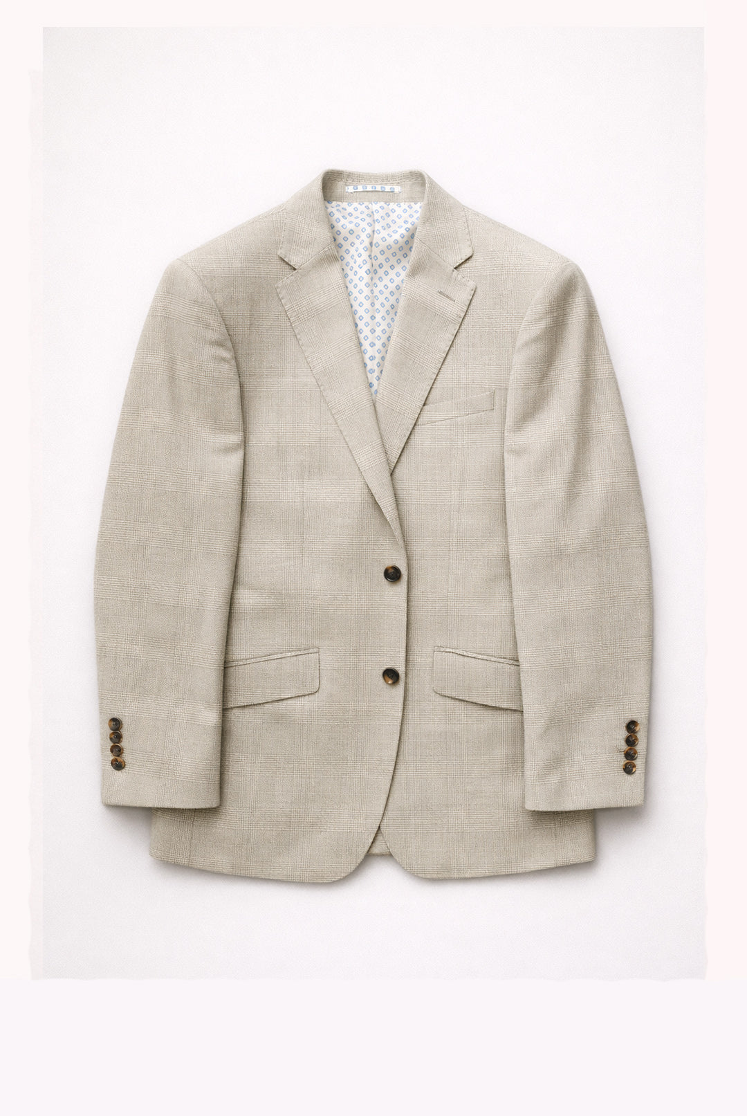 Stone Check Charlie Suit - Jacket