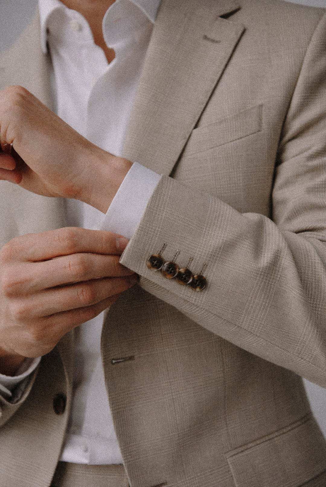 Stone Check Charlie Suit - Jacket