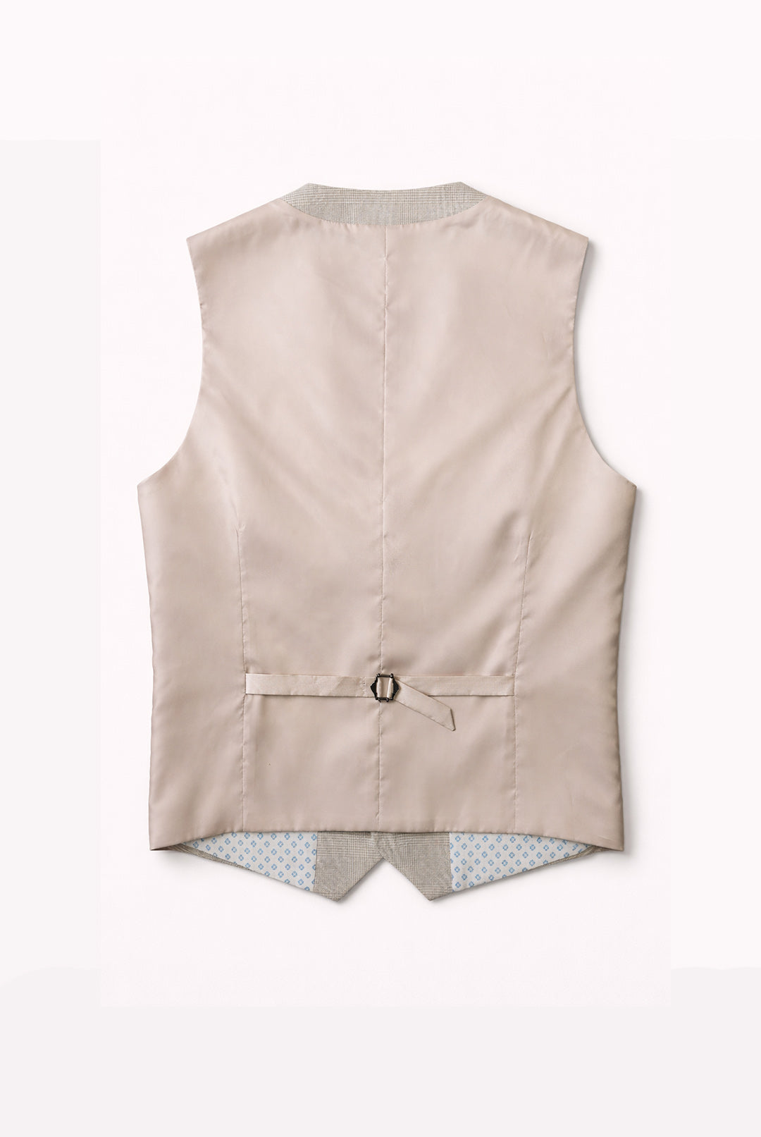 Stone Check Charlie Suit - Waistcoat