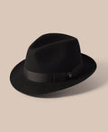 Chester Wool Trilby - Black