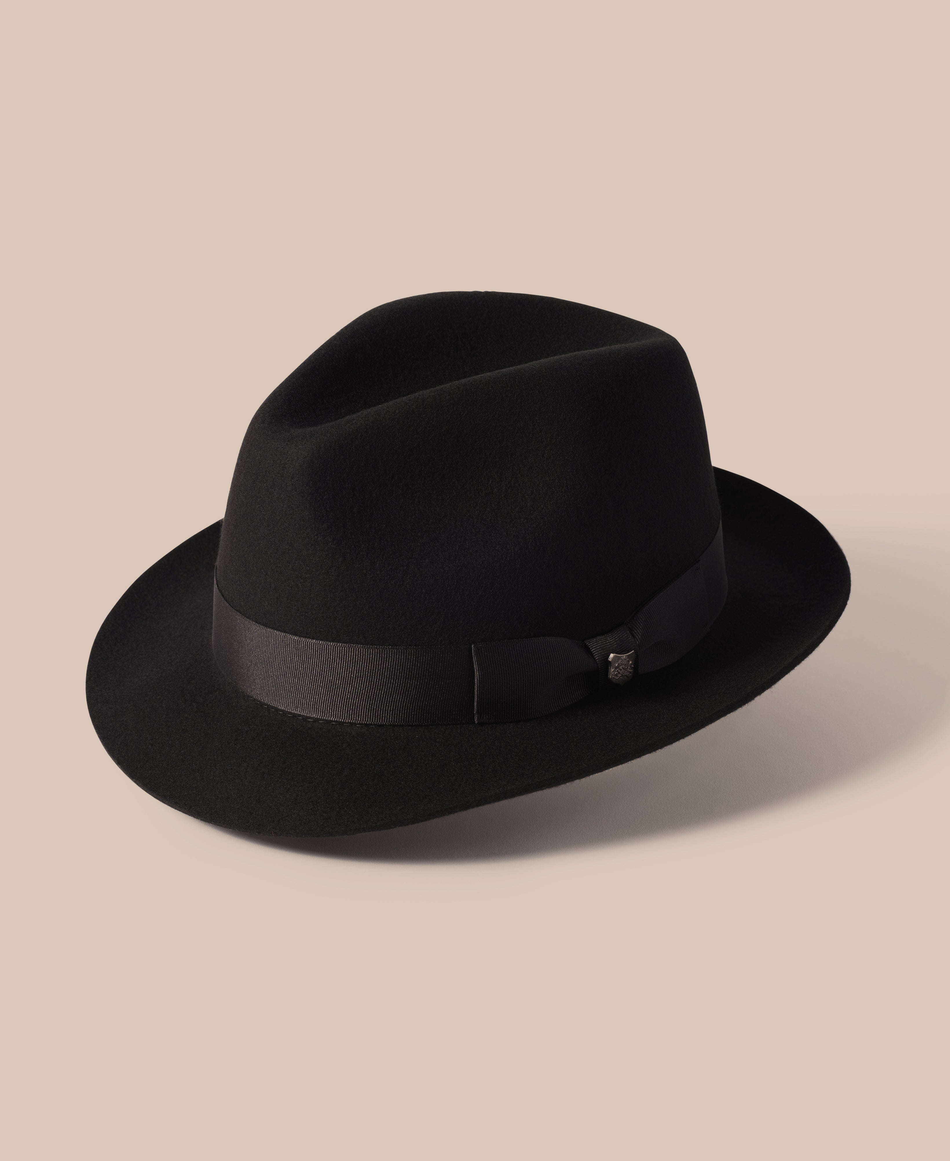 Chester Wool Trilby - Black