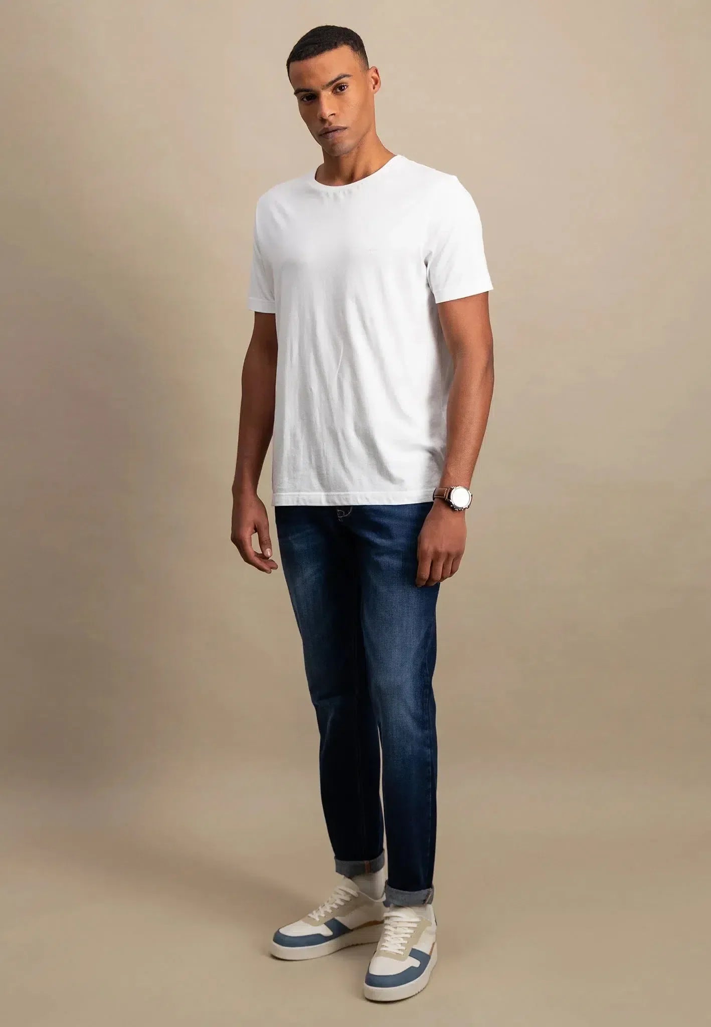 Crew Neck T-Shirt Splash Ocean