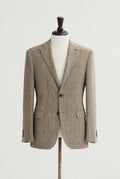 Cannon Brown Houndstooth 3 Piece Suit - Jacket