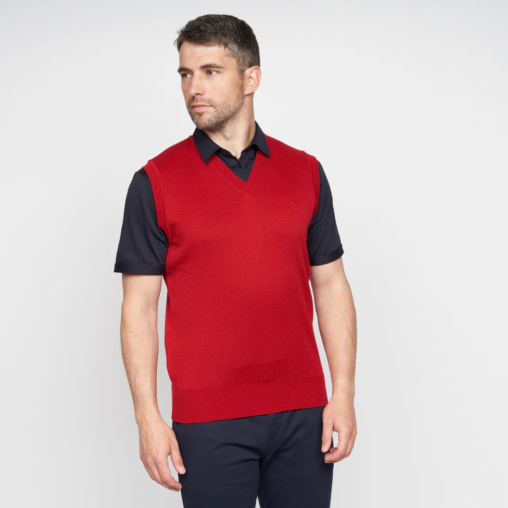 Gabicci Sleeveless Pullover - Red