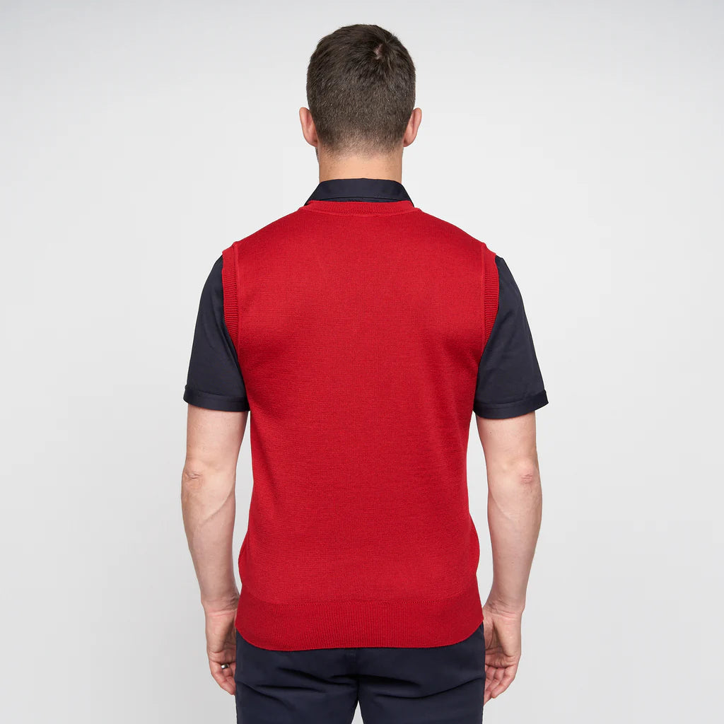 Gabicci Sleeveless Pullover - Red