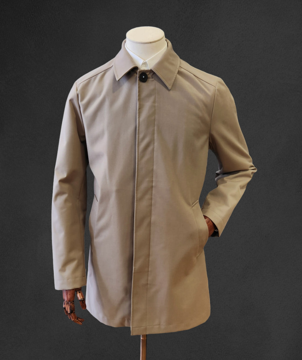 Carver Rain Coat - Putty