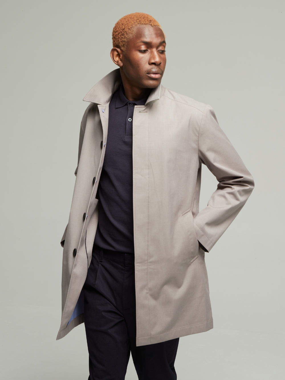 Carver Rain Coat - Putty