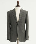 Cassius Dark Grey Pinstripe 3-Piece Suit - Jacket