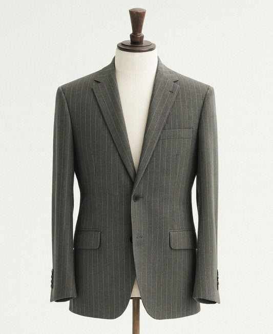 Cassius Dark Grey Pinstripe 3-Piece Suit - Jacket