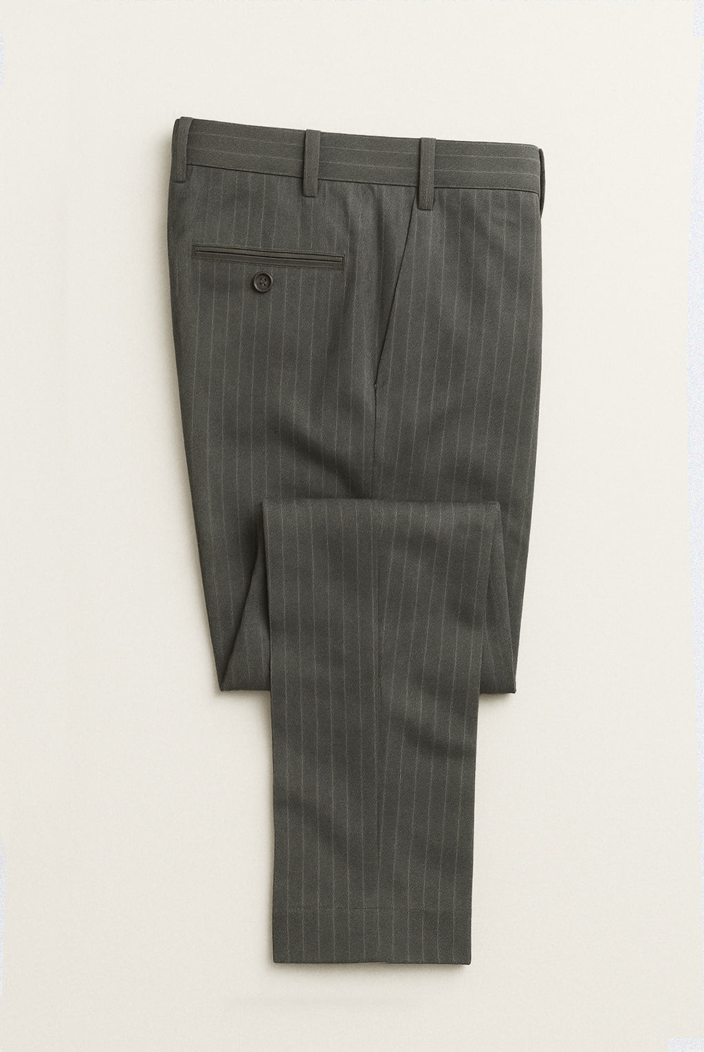 Cassius Dark Grey Pinstripe 3-Piece Suit - Jacket