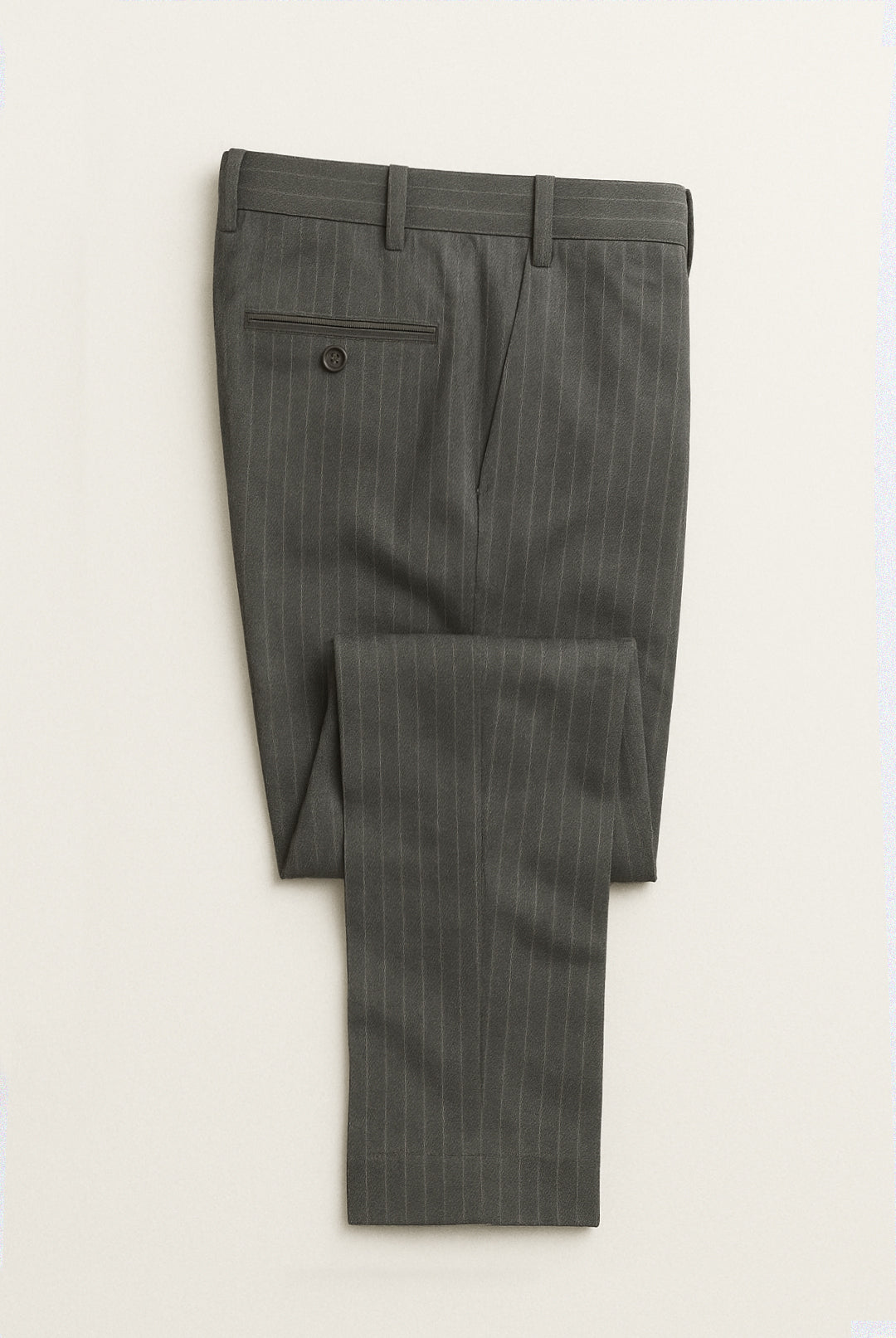 Cassius Dark Grey Pinstripe 3-Piece Suit - Jacket