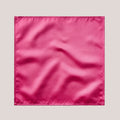Plain Satin Hankie - Cerise