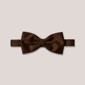 Satin Clip-On Bow Tie - Chocolate