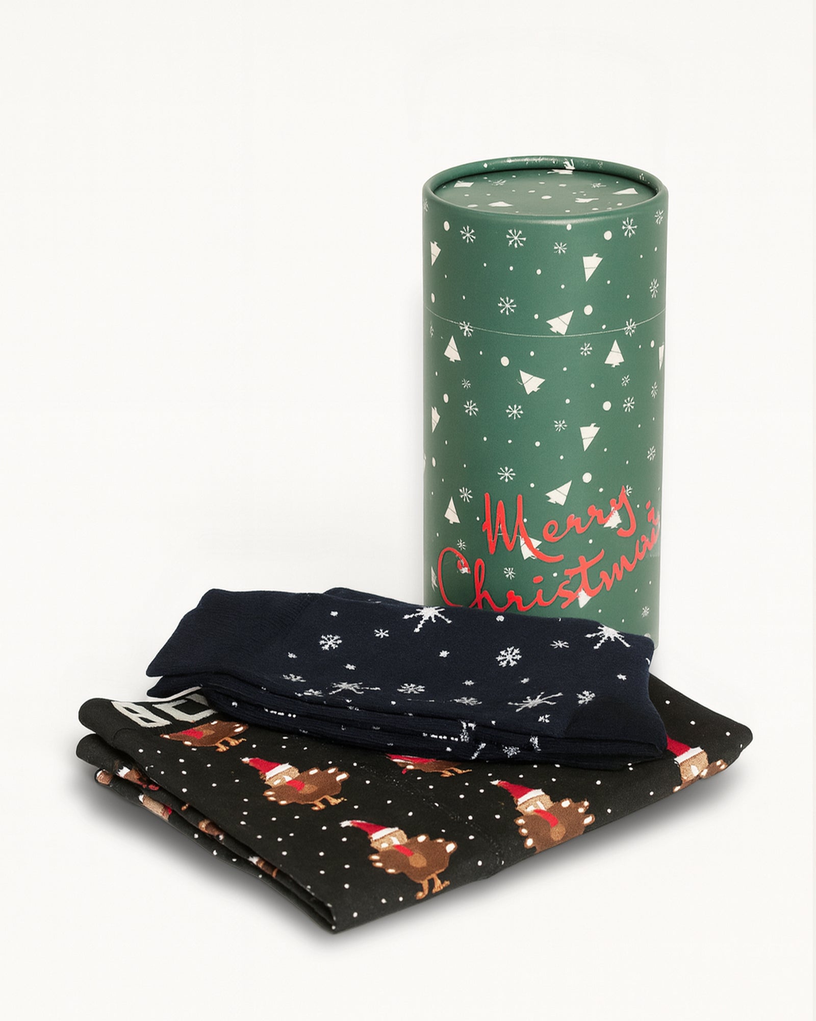 Christmas Novelty Gift Tube – Socks & Boxer Briefs
