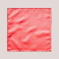 Plain Satin Hankie - Coral FS