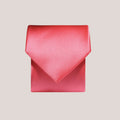 Plain Satin Tie - Coral FS