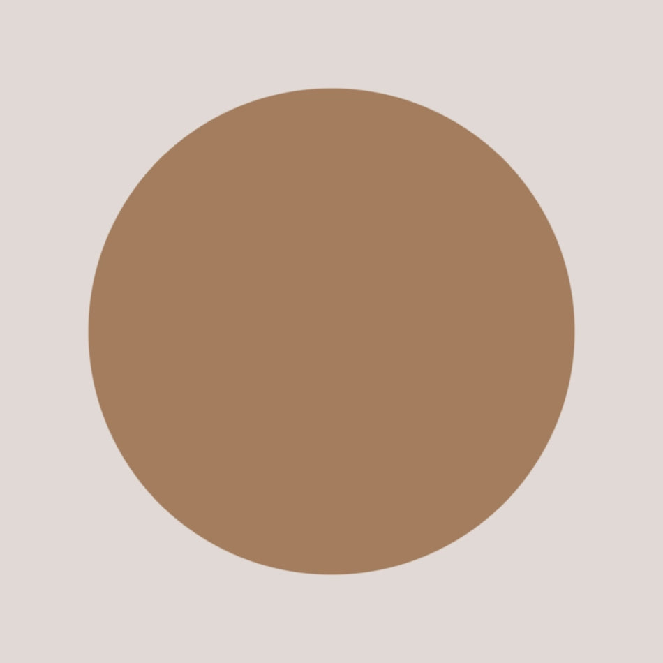 Plain Satin Hankie - Dark Beige