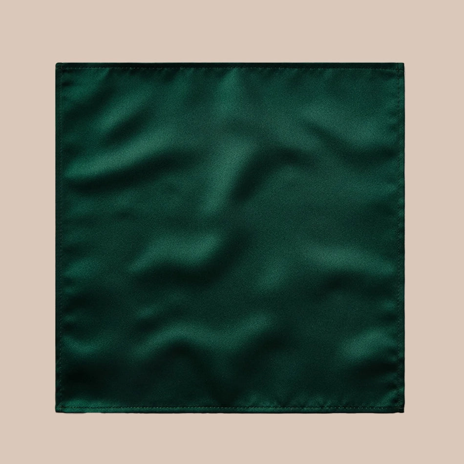 Plain Satin Hankie - Dark Bottle