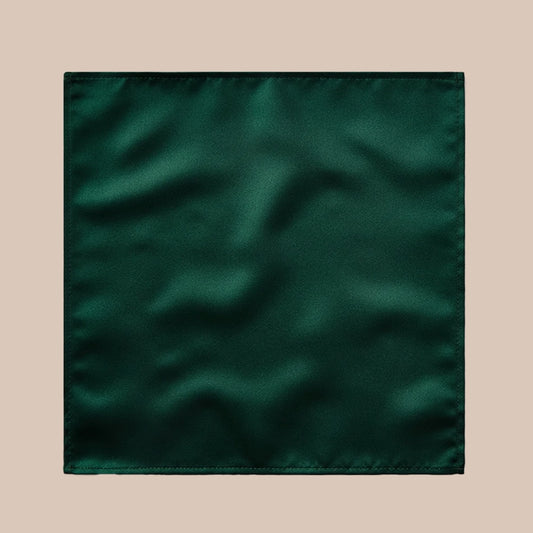 Plain Satin Hankie - Dark Bottle