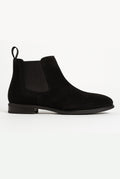 Douglas Chelsea Boot - Black Suede