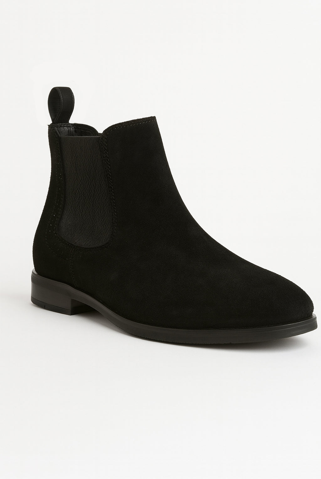 Douglas Chelsea Boot - Black Suede